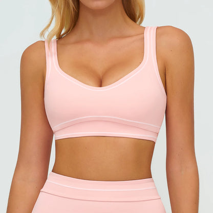 Apex Ritual – Breathable Sports Bra Women – Shockproof Push Up Gym Crop Top Summer Yoga Bra