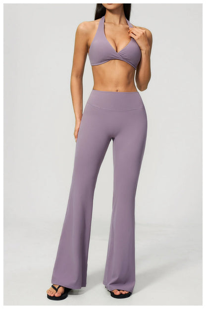 Apex Ritual – Yoga Set 2PCS Women – Gym Legging Fitness Bra Crop Top Long Sleeve Sports Suits