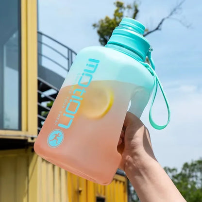 Apex Ritual – 2L Sports Water Bottle with Straw – Large Capacity Fitness Drinking Bottle with Scale
