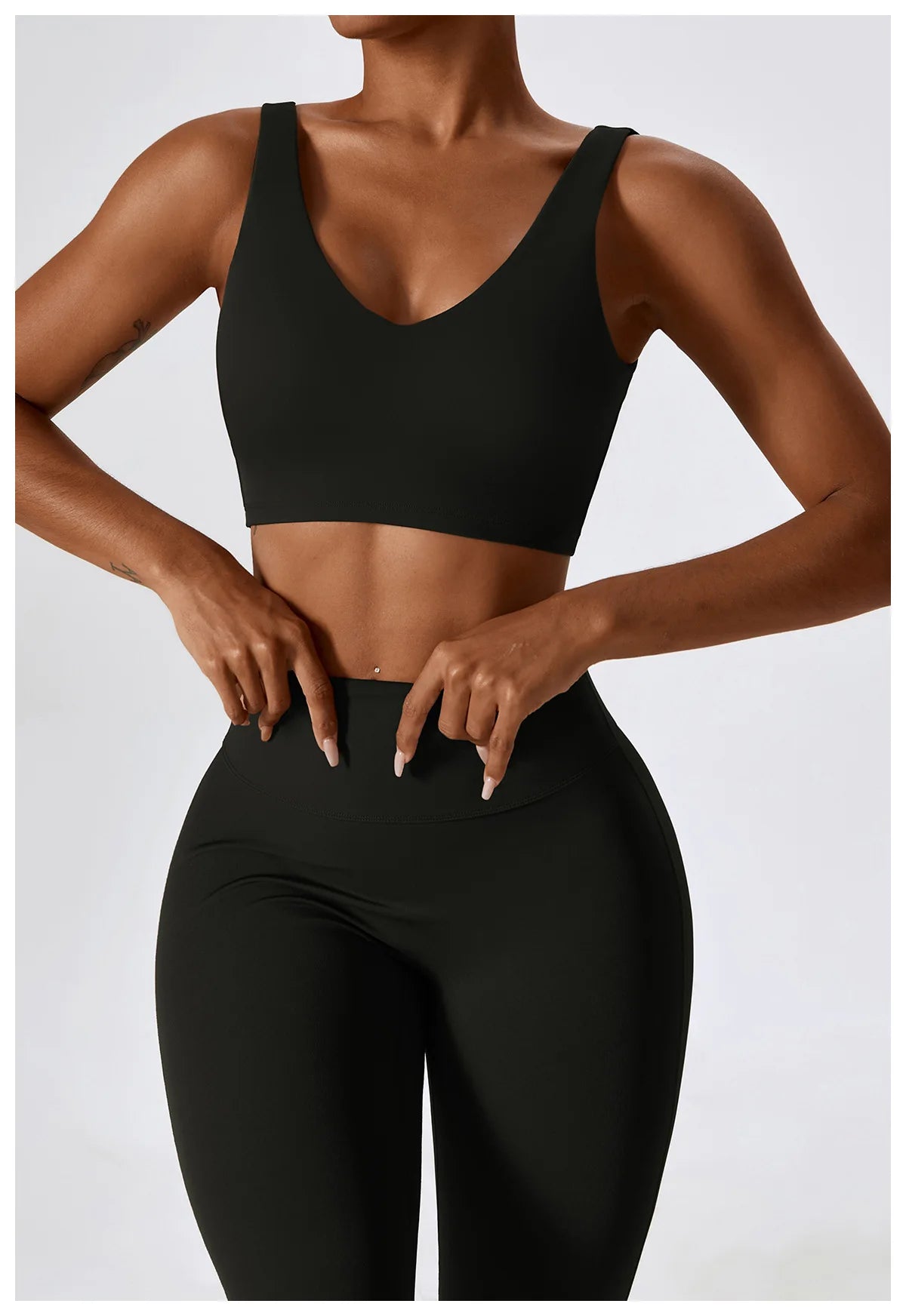 Apex Ritual – Yoga Set 2PCS Seamless Women Sportswear – Gym Legging Fitness Bra Crop Top
