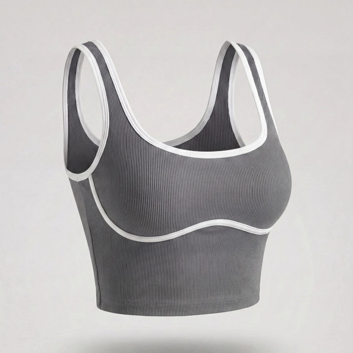 Apex Ritual – Color Blocking Sports Vest Women – No-Wire Push Up Fitness Bra