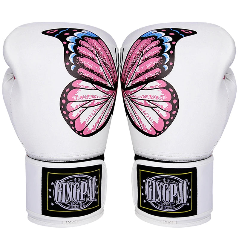 Apex Ritual – Women's 6-12oz Pink Butterfly Boxing Gloves – Muay Thai, MMA & Kickboxing Training