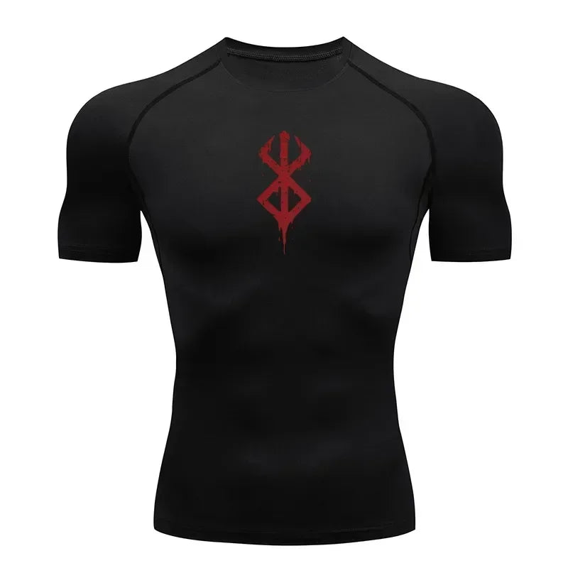 Apex Ritual Men's Compression Shirt – Quick-Dry Rash Guard Training Top