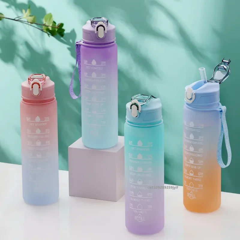 Apex Ritual – Motivational Sports Water Bottle 500ml–1000ml – Leak-Proof BPA-Free Gym Drinking Bottle
