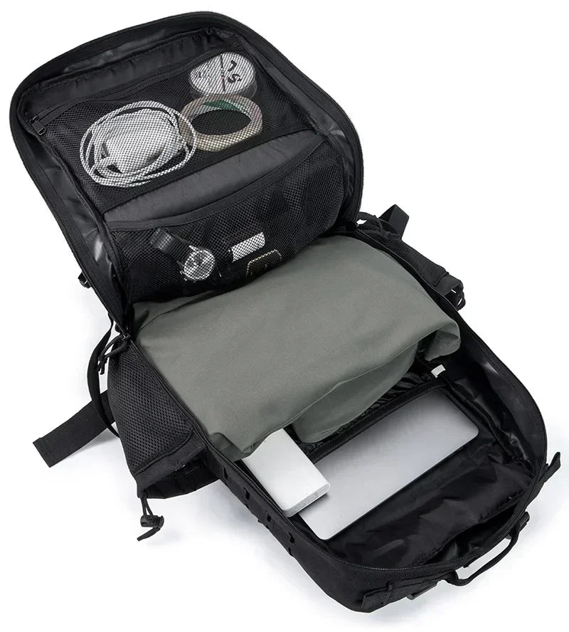 Apex Ritual – Tactical Molle Backpack 25L/45L – Military-Style Gym & Outdoor Hiking Rucksack