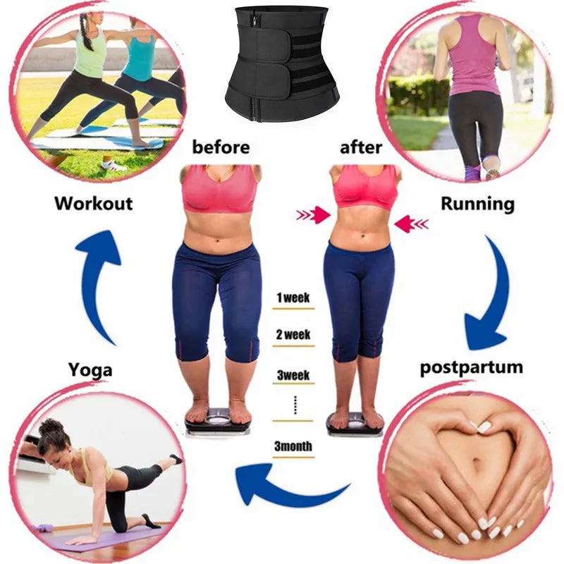 Apex Ritual – Waist Trimmer Training Belt – Adjustable Core & Sweat Support