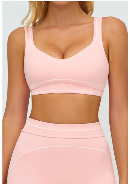 Apex Ritual – Breathable Sports Bra Women – Shockproof Push Up Gym Crop Top Summer Yoga Bra