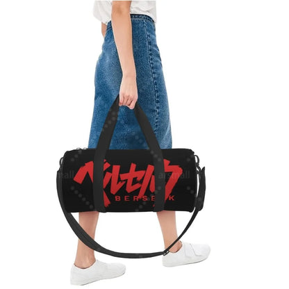 Apex Ritual – Anime Print Round Duffel Bag – Durable Outdoor Yoga Fitness & Travel Duffle Bag