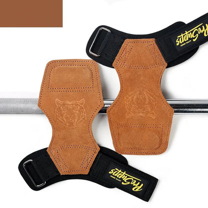 Apex Ritual Leather Lifting Grips – Cowhide Palm Protectors for Pull-Ups & Weightlifting