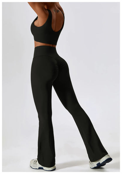 Apex Ritual – Yoga Set 2PCS Seamless Women Sportswear – Gym Legging Fitness Bra Crop Top