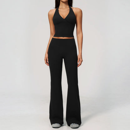 Apex Ritual – Yoga Set 2PCS Women – Gym Legging Fitness Bra Crop Top Long Sleeve Sports Suits
