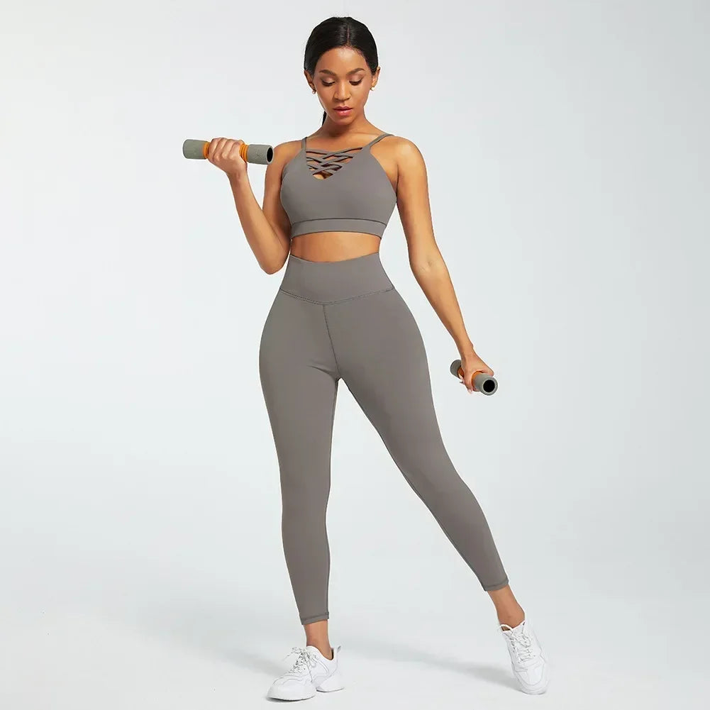 Apex Ritual – Women's 3-Piece Activewear Set – Hoodie, Bra & Leggings