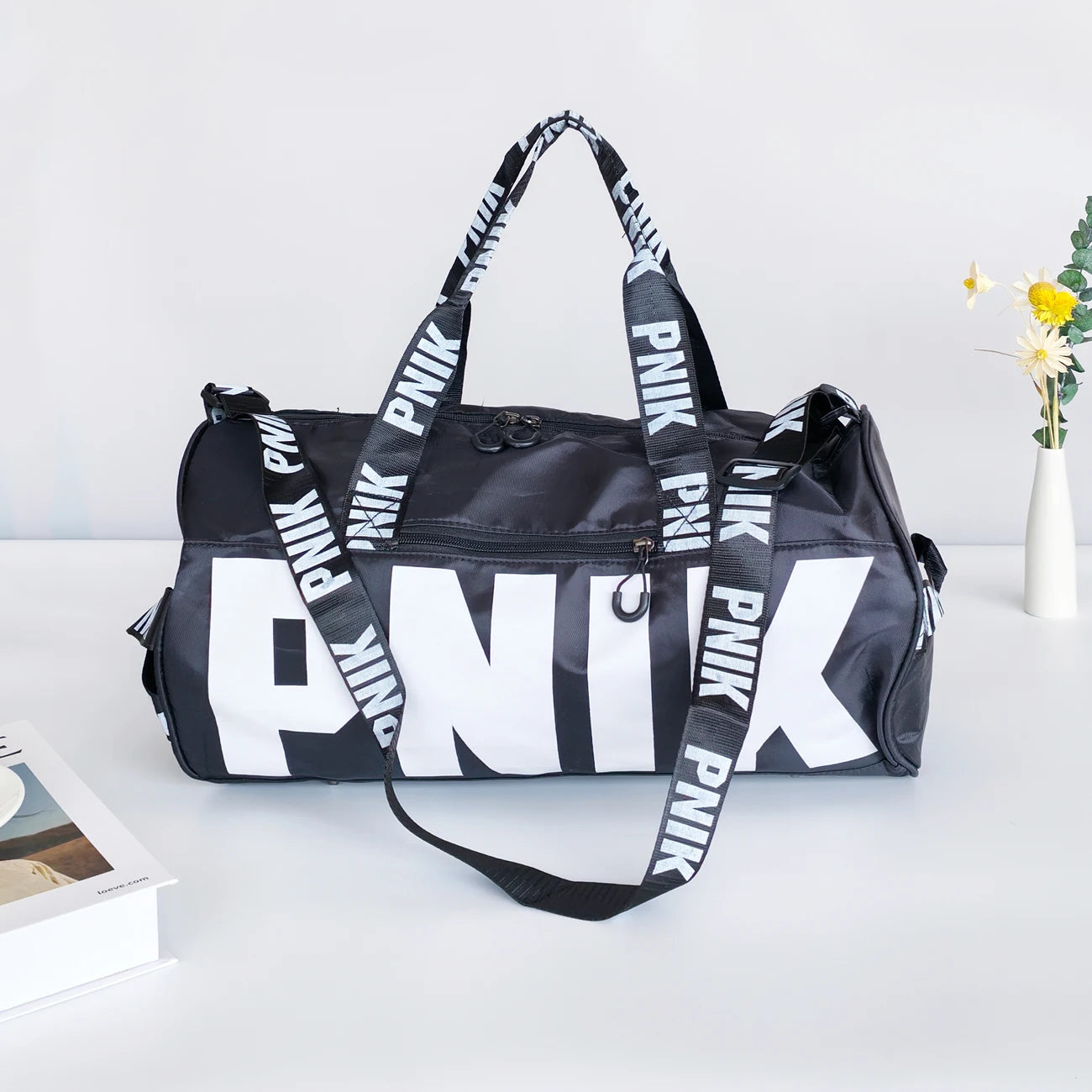 Apex Ritual – Graphic Print Sports Bag – Portable Shoulder & Crossbody Fitness Travel Bag