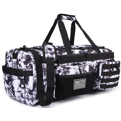 Apex Ritual 50L Travel Duffle Backpack – Gym Bag with Shoe Compartment & Wet Pocket