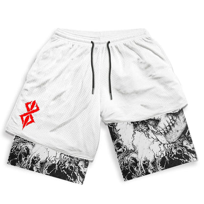 Apex Ritual – Men's 2-in-1 Training Shorts – Quick-Dry Double-Layered Gym Running Shorts