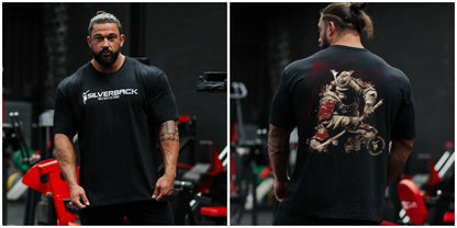 Apex Ritual – Oversized Gym T-Shirt – Loose Breathable Bodybuilding Fitness Tee
