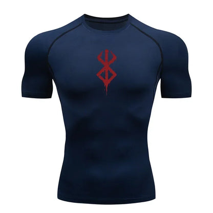 Apex Ritual Men's Compression Shirt – Quick-Dry Rash Guard Training Top