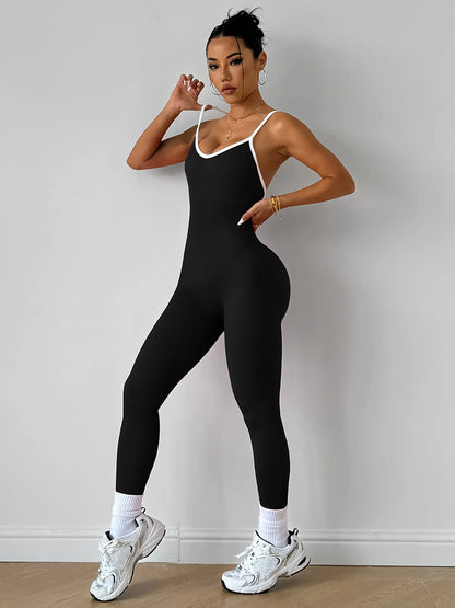 Apex Ritual – Women's One-Piece Sports Romper – Running & Gym Workout Jumpsuit