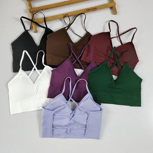 Apex Ritual – Women's Crossback Sports Bra – Removable Pads, Breathable Training Bra