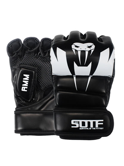 Apex Ritual – MMA Snake Print Boxing Gloves – Multicolor Muay Thai & Tiger Fight Gloves