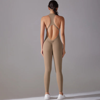 Apex Ritual – Women's Tummy-Control Sports Bodysuit – Yoga & Gym One-Piece