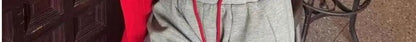 Apex Ritual – American Hot Girl Casual Sportswear Set – Color Collision Hoodie Jacket & Short Pants