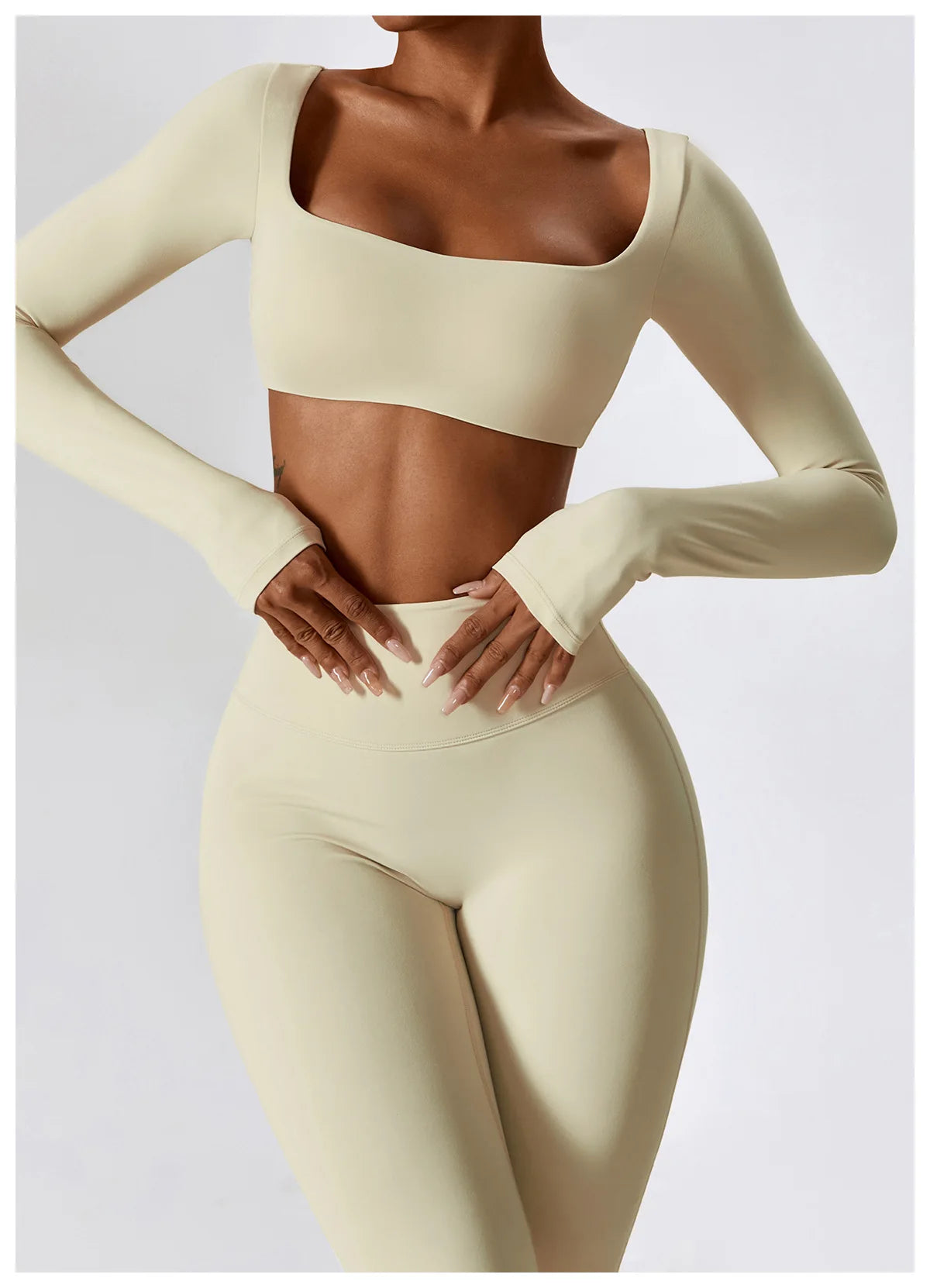 Apex Ritual – Yoga Set 2PCS Seamless Women Sportswear – Gym Legging Fitness Bra Crop Top