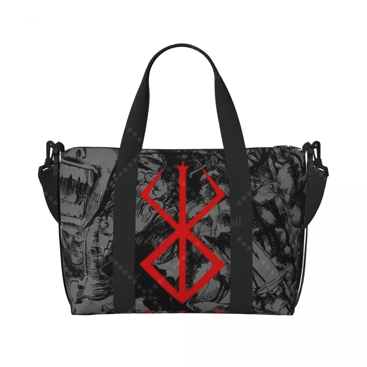 Apex Ritual – Anime Print Travel Tote Bag – Waterproof Multipurpose Gym & Fitness Weekender Bag