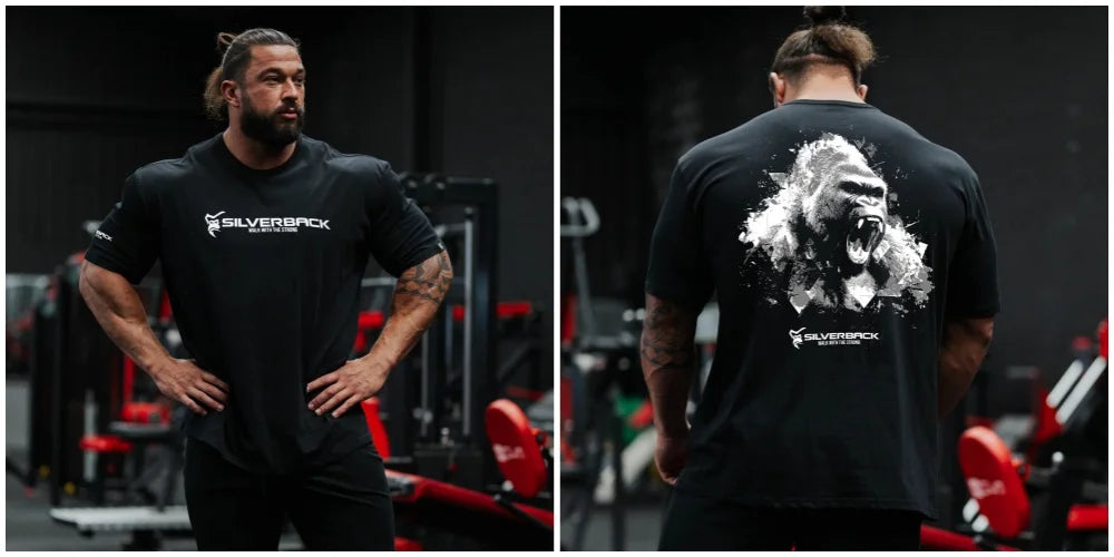 Apex Ritual – Oversized Gym T-Shirt – Loose Breathable Bodybuilding Fitness Tee