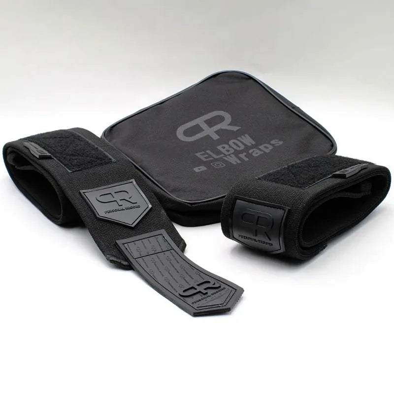 Apex Ritual – Elbow Wraps Fitness Straps – Gym Weightlifting Crossfit Deadlift Brace Bands (1 Pair)