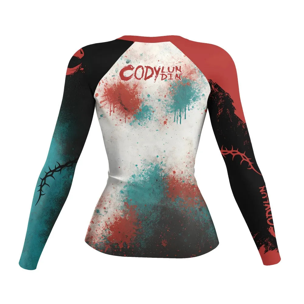 Apex Ritual – Women's Boxing Leggings & Rashguard Set – No-Gi BJJ Muay Thai Martial Arts Compression