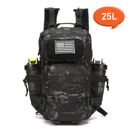 Apex Ritual – Tactical Molle Hunting Backpack 25L/50L – EDC Gym & Outdoor Hiking Rucksack with Bottle Holders