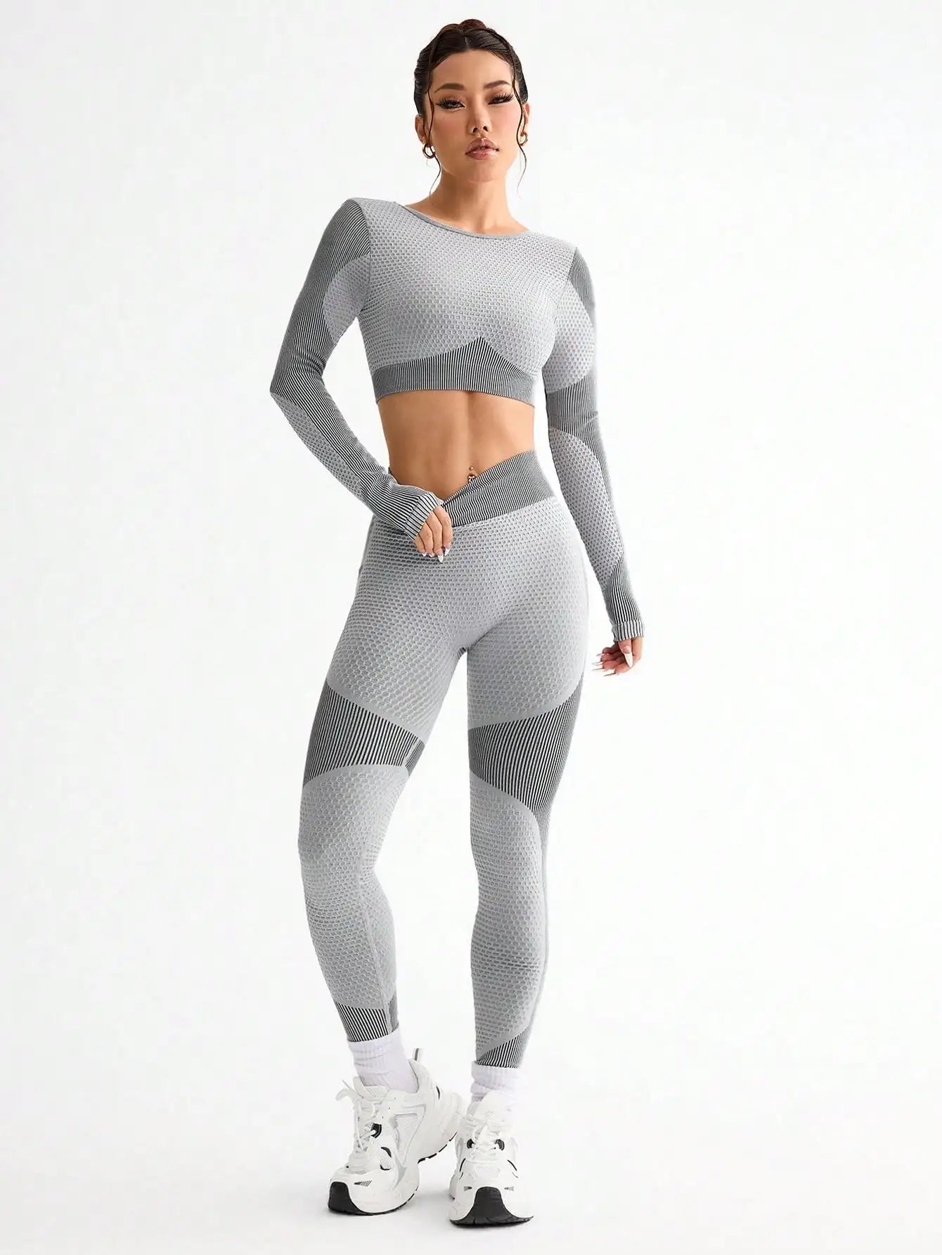 Apex Ritual – Women's 2-Piece Seamless Yoga Set – Bra & Leggings
