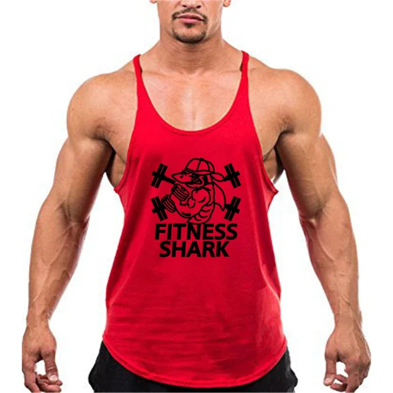 Apex Ritual – Men's Y-Back Suspender Gym Tank – Cotton Breathable Bodybuilding Vest