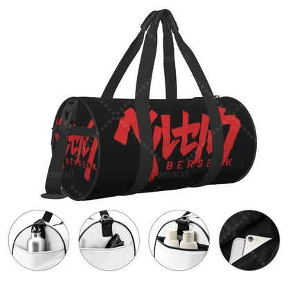 Apex Ritual – Anime Print Round Duffel Bag – Durable Outdoor Yoga Fitness & Travel Duffle Bag