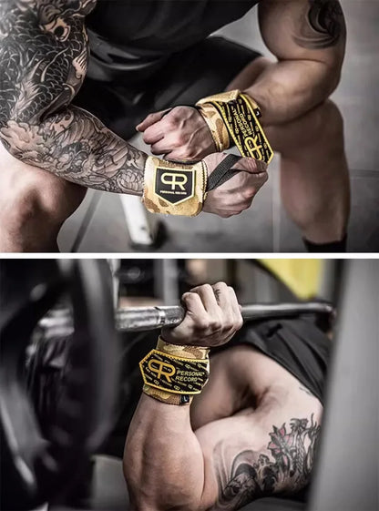 Apex Ritual – Camouflage Weightlifting Wrist Strap – Gym Fitness Wrist Wraps Band Strength Training (1 Pair)
