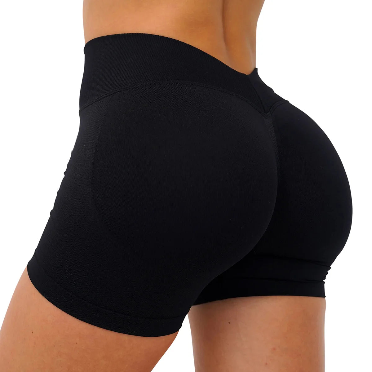 APEX RITUAL Women's Seamless Training Shorts – V-Waist Compression