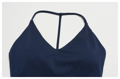 Apex Ritual – Yoga Tank Top Summer Women Deep-V – Fitness Shockproof Push Up Running Vest