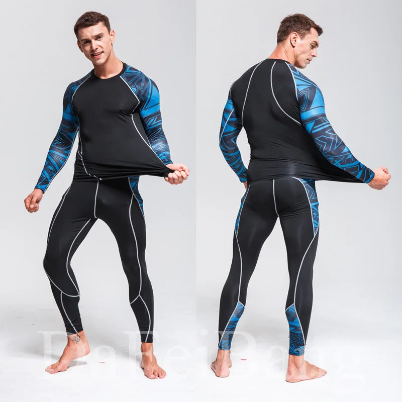 Apex Ritual – Men's Thermal Underwear Sets Compression Sport Suit – Quick Drying Long Johns
