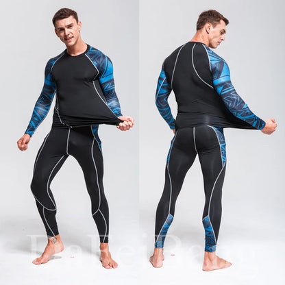 Apex Ritual – Men's Thermal Underwear Sets Compression Sport Suit – Quick Drying Long Johns