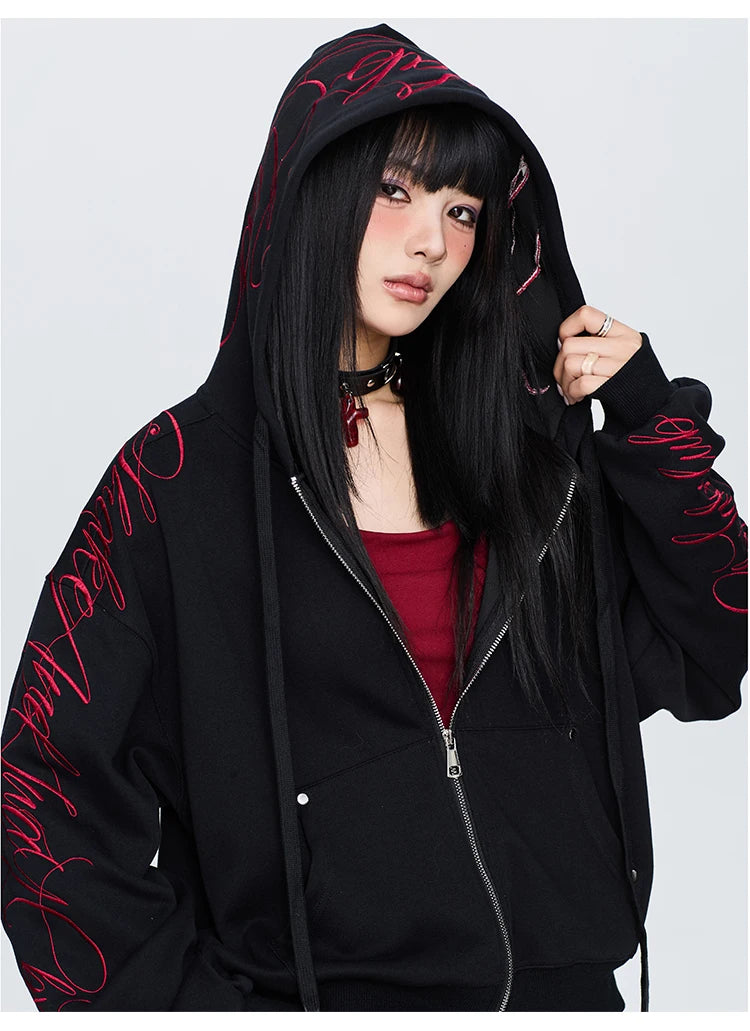 Apex Ritual – Gothic Thorn Body Set – Heavy Duty Hoodie & Sport Pants Women