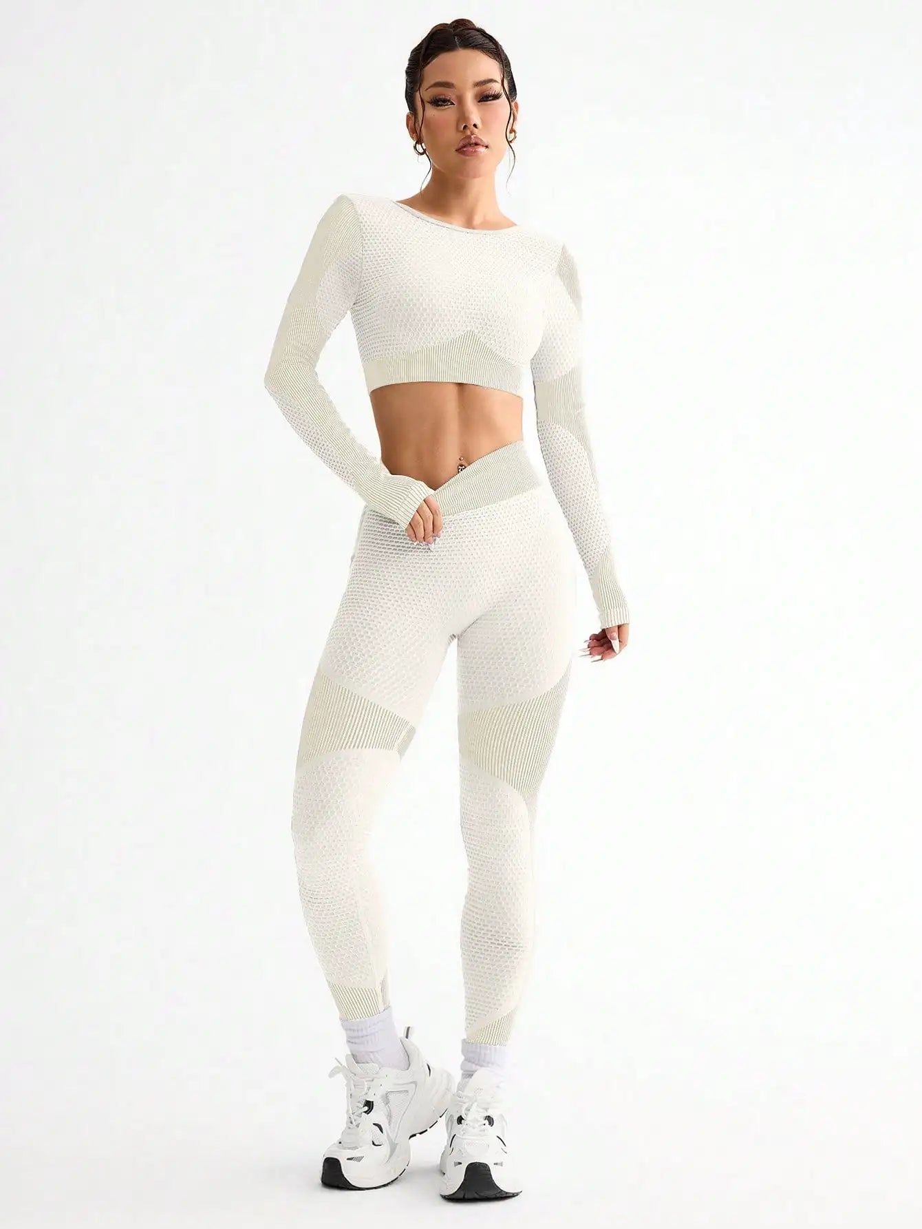 Apex Ritual – Women's 2-Piece Seamless Yoga Set – Bra & Leggings