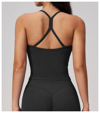 Apex Ritual – New Tight Sports Vest for Women – Seamless Yoga Bra Shockproof High Strength Sports Bra