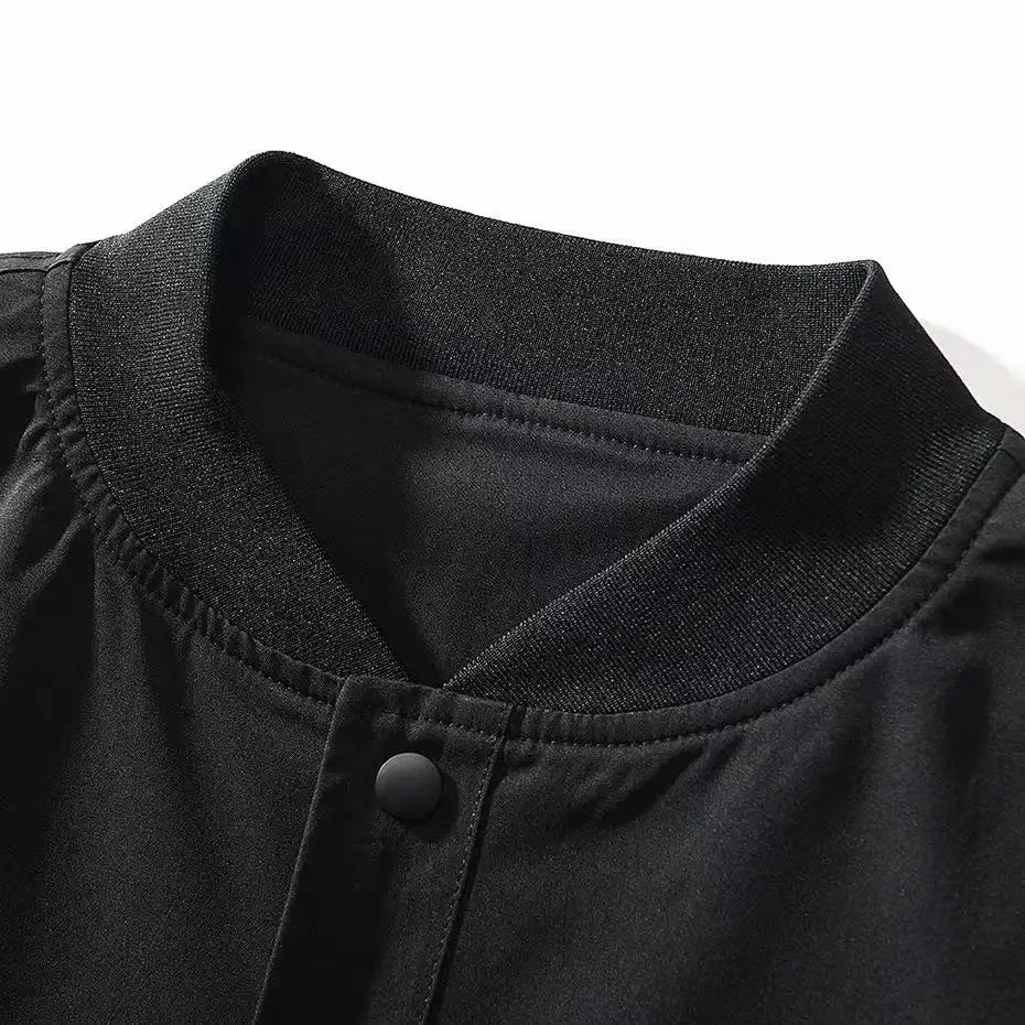 Apex Ritual – Techwear Varsity Bomber Jackets for Men – Skulls Punk Embroidery Baseball Jacket