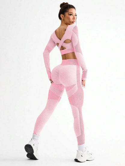 Apex Ritual – Women's 2-Piece Seamless Yoga Set – Bra & Leggings