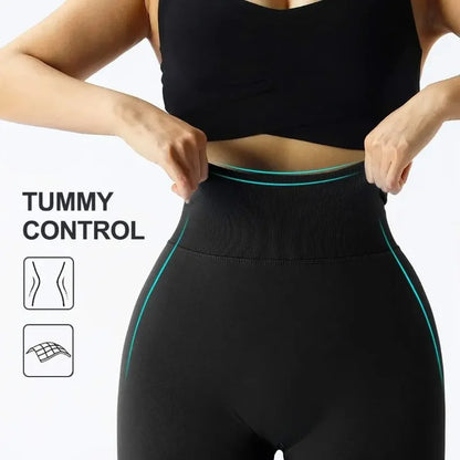 Apex Ritual – Women's Seamless High-Waist Training Leggings – Elastic Compression Fit