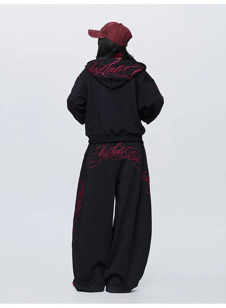 Apex Ritual – Gothic Thorn Body Set – Heavy Duty Hoodie & Sport Pants Women