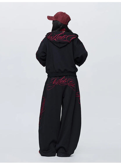 Apex Ritual – Gothic Thorn Body Set – Heavy Duty Hoodie & Sport Pants Women