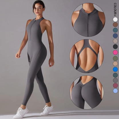 Apex Ritual – Women's Tummy-Control Sports Bodysuit – Yoga & Gym One-Piece