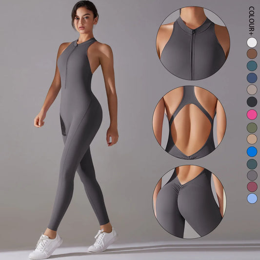 Apex Ritual – Women's Tummy-Control Sports Bodysuit – Yoga & Gym One-Piece